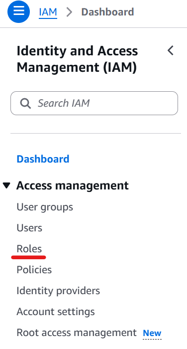 IAM on AWS Management Console