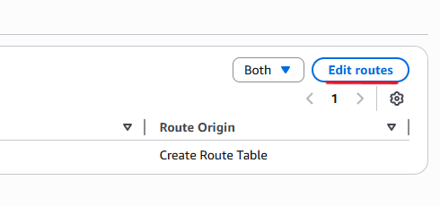 プライベートルートテーブル
