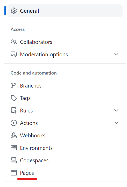 Pages button