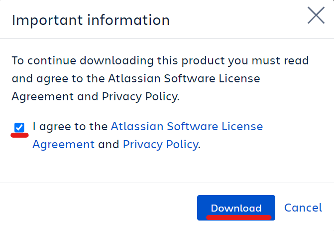 License Agreement Dialog