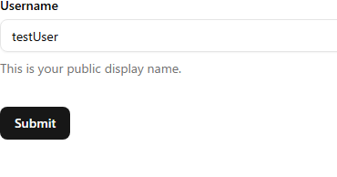 Test form